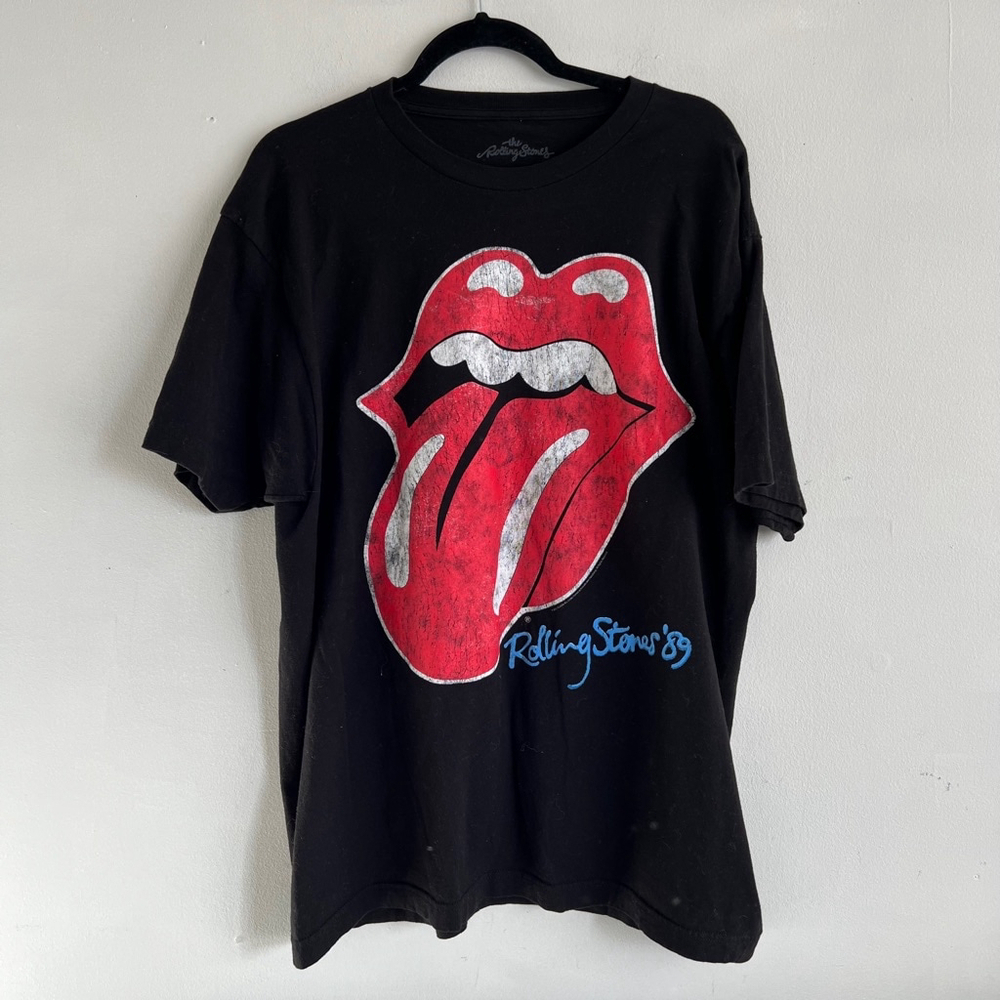 Men's The Rolling Stones T-shirt XL Black Graphic Tee